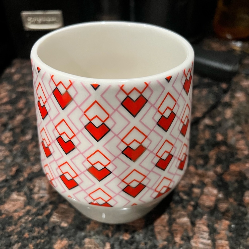 Set of Valentine ceramic mugs